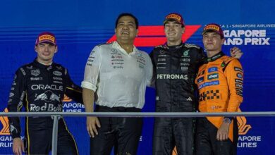 ARMADA kecam Presiden PETRONAS terlibat semburan arak di podium F1 Singapura